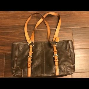 Brown leather Coach Handbag